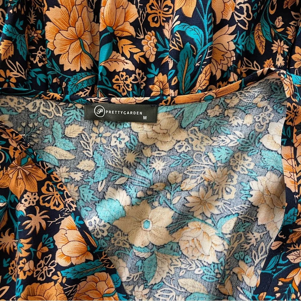 Pretty Garden Pattern Dress - Picture 6 of 6